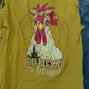 Simply Southern Mustard Rooster Tee